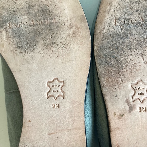 Enzo Angiolini Grey Suede Genuine Leather Loafers size 9 - Picture 15 of 15